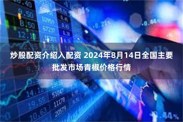 炒股配资介绍入配资 2024年8月14日全国主要批发市场青椒价格行情