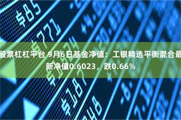 股票杠杠平台 9月6日基金净值：工银精选平衡混合最新净值0.6023，跌0.66%