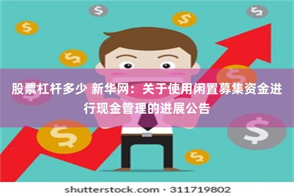 股票杠杆多少 新华网：关于使用闲置募集资金进行现金管理的进展公告